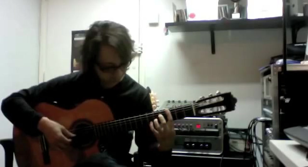 An Acoustic guitar demo by Ritchie W guitar lesson